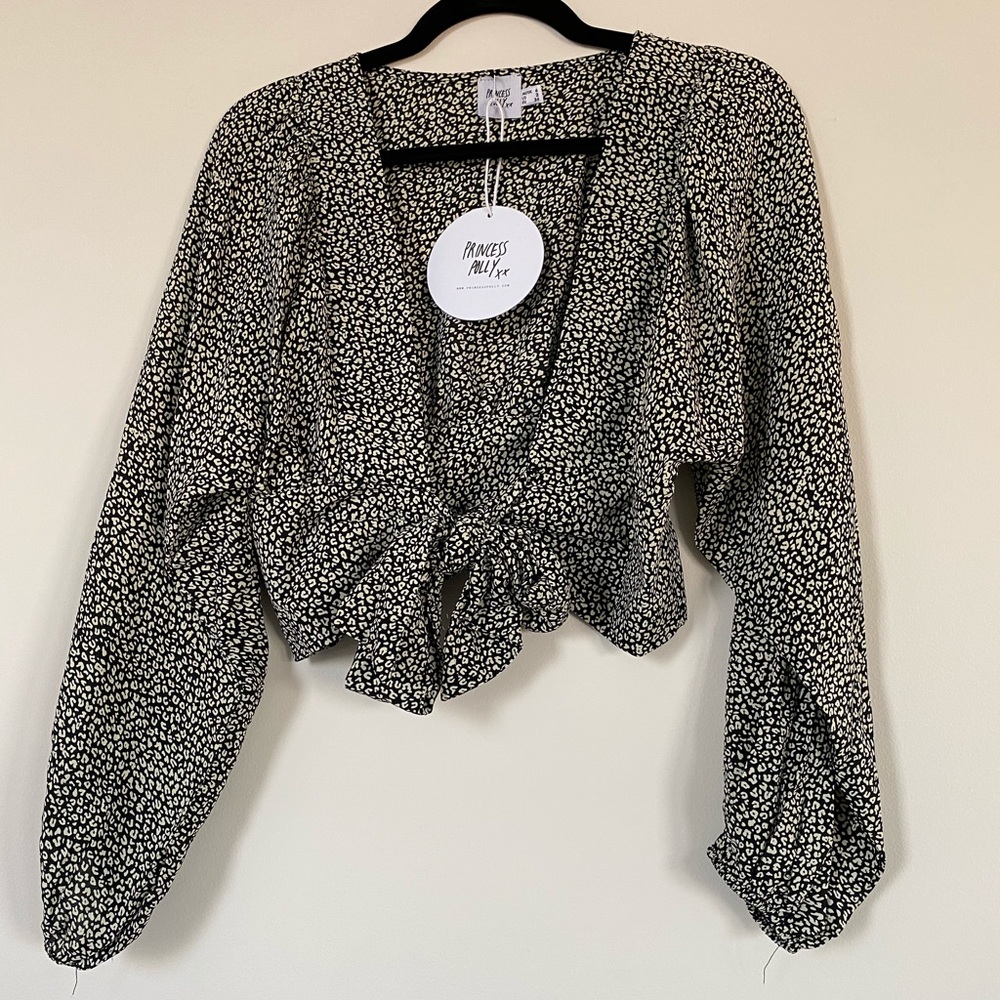 Leopard print blouse